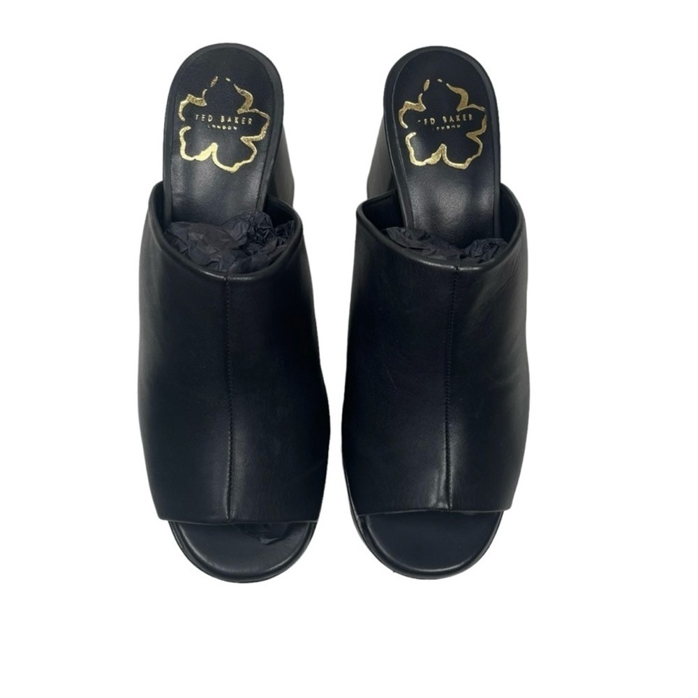 Ted Baker Deltino Black Mule Shoes, Size 9 (EU Size 39) NWT - Picture 4 of 12